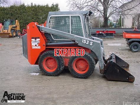 thomas stand on skid steer|thomas skid steer for sale.